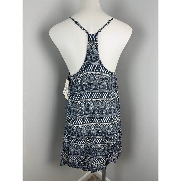 Women's Roxy Boho Patterned Racerback Sundress XL Beach Vacation - Picture 3 of 7